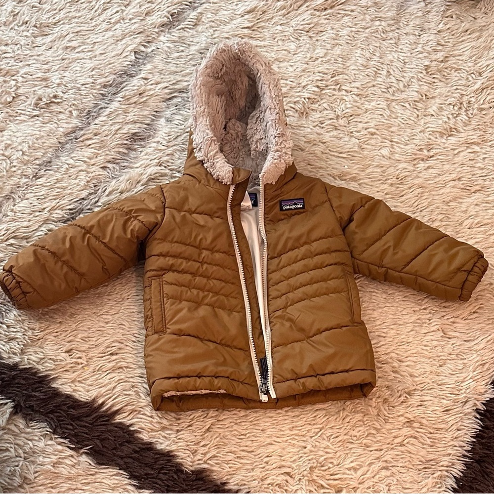 EUC Patagonia down winter hooded coat